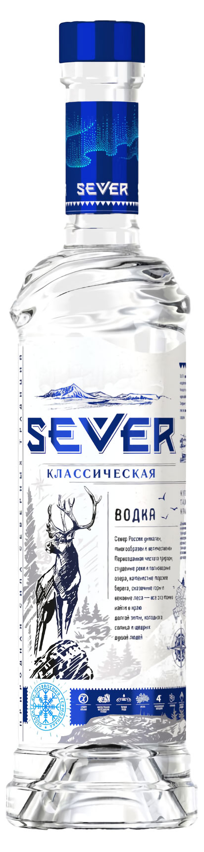 

Водка SEVER классическая Россия, 0,5 л