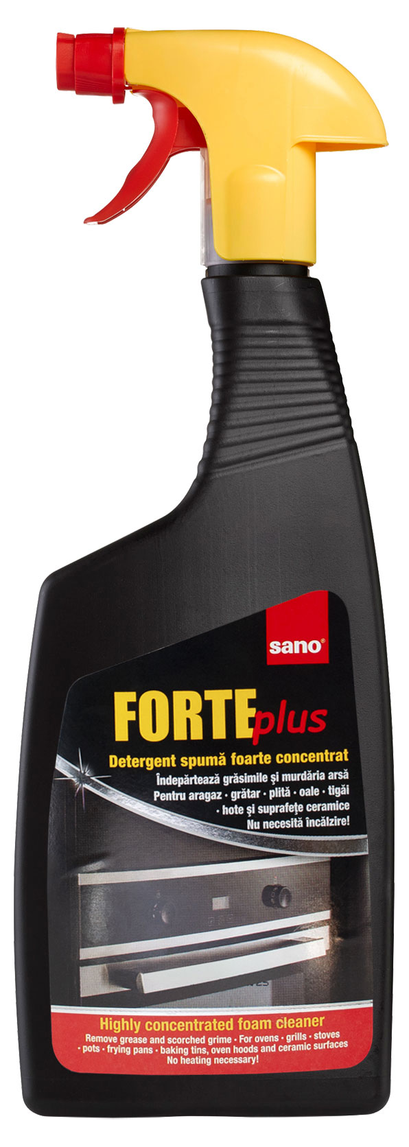 

Чистящее средство для удаления жира и пригоревшей грязи SANO Forte Plus, 750 мл