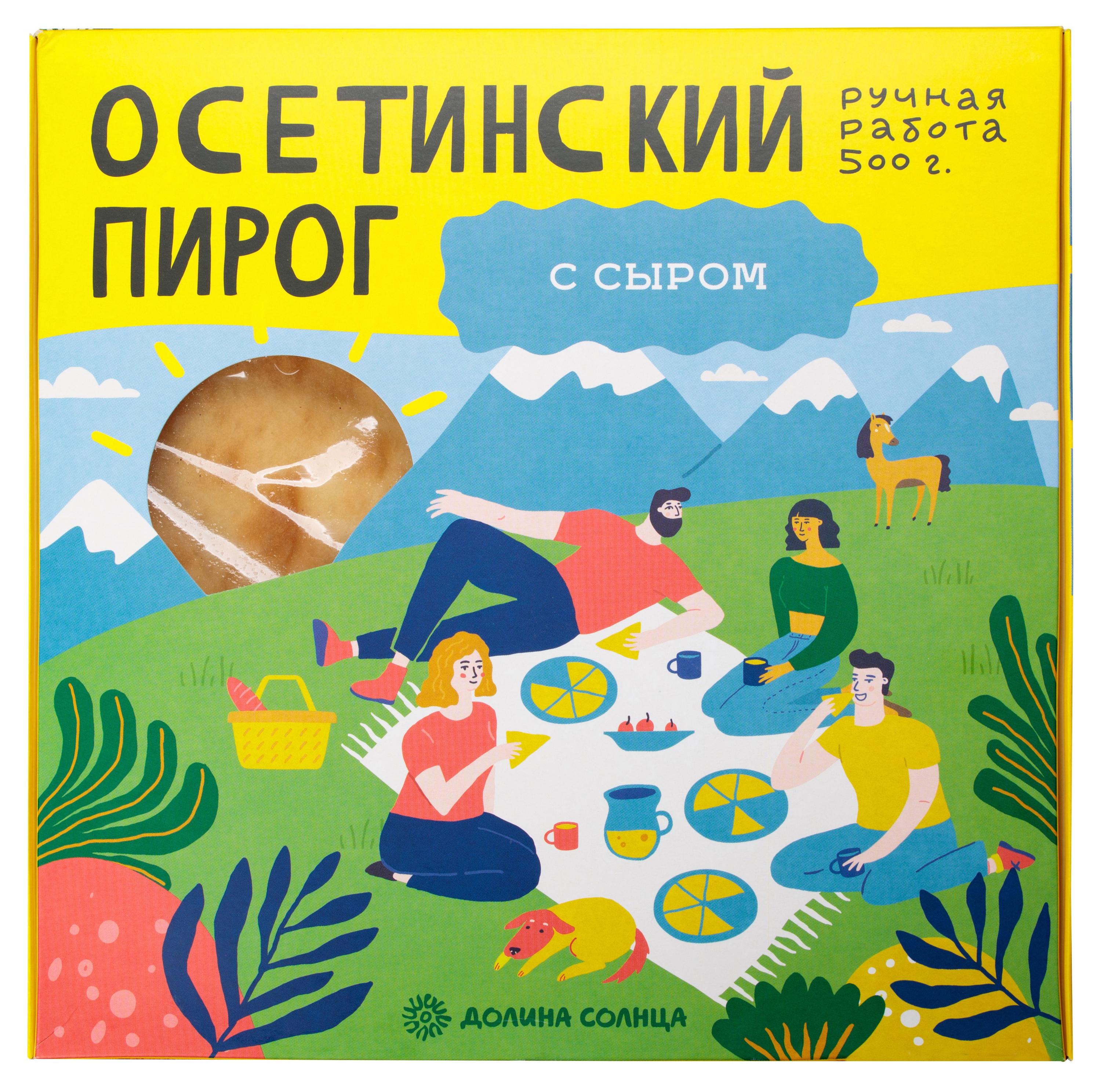 

Осетинский пирог Долина Солнца с сыром, 500 г