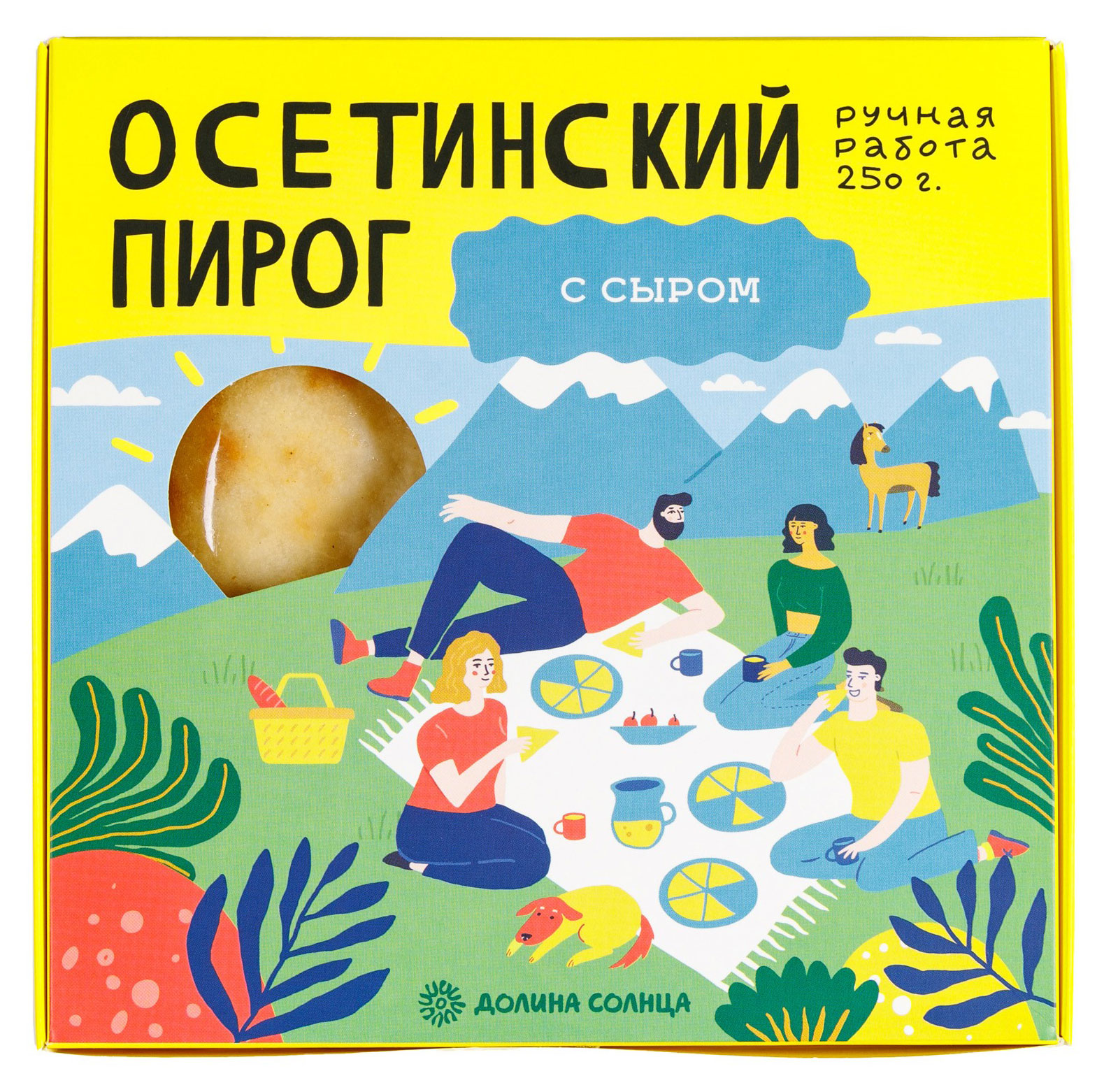 

Осетинский пирог Долина Солнца с сыром, 250 г