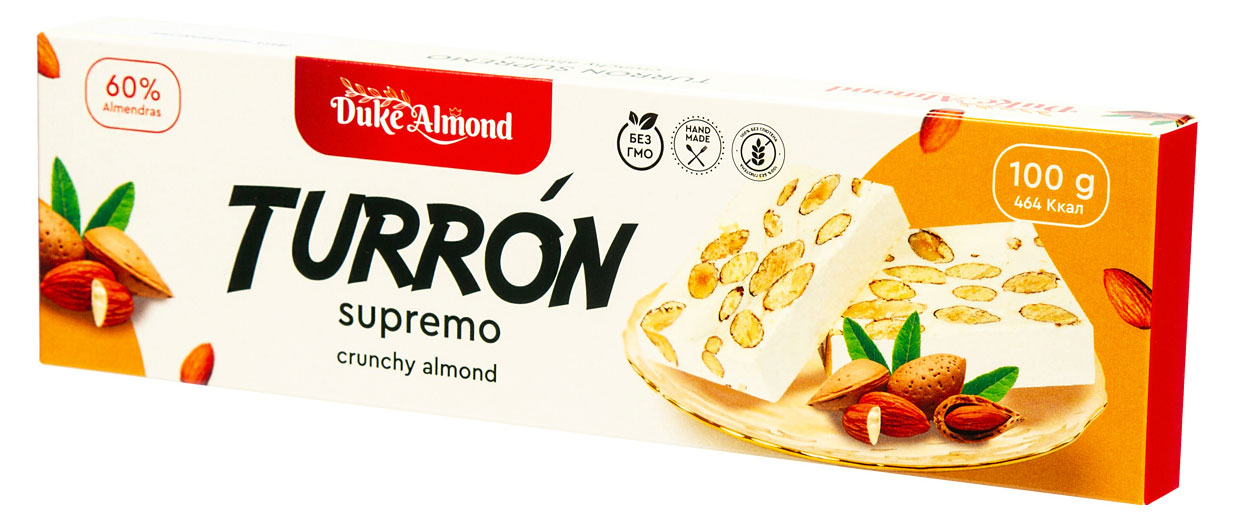 

Нуга Туррон Duke Almond с миндалем, 100 г
