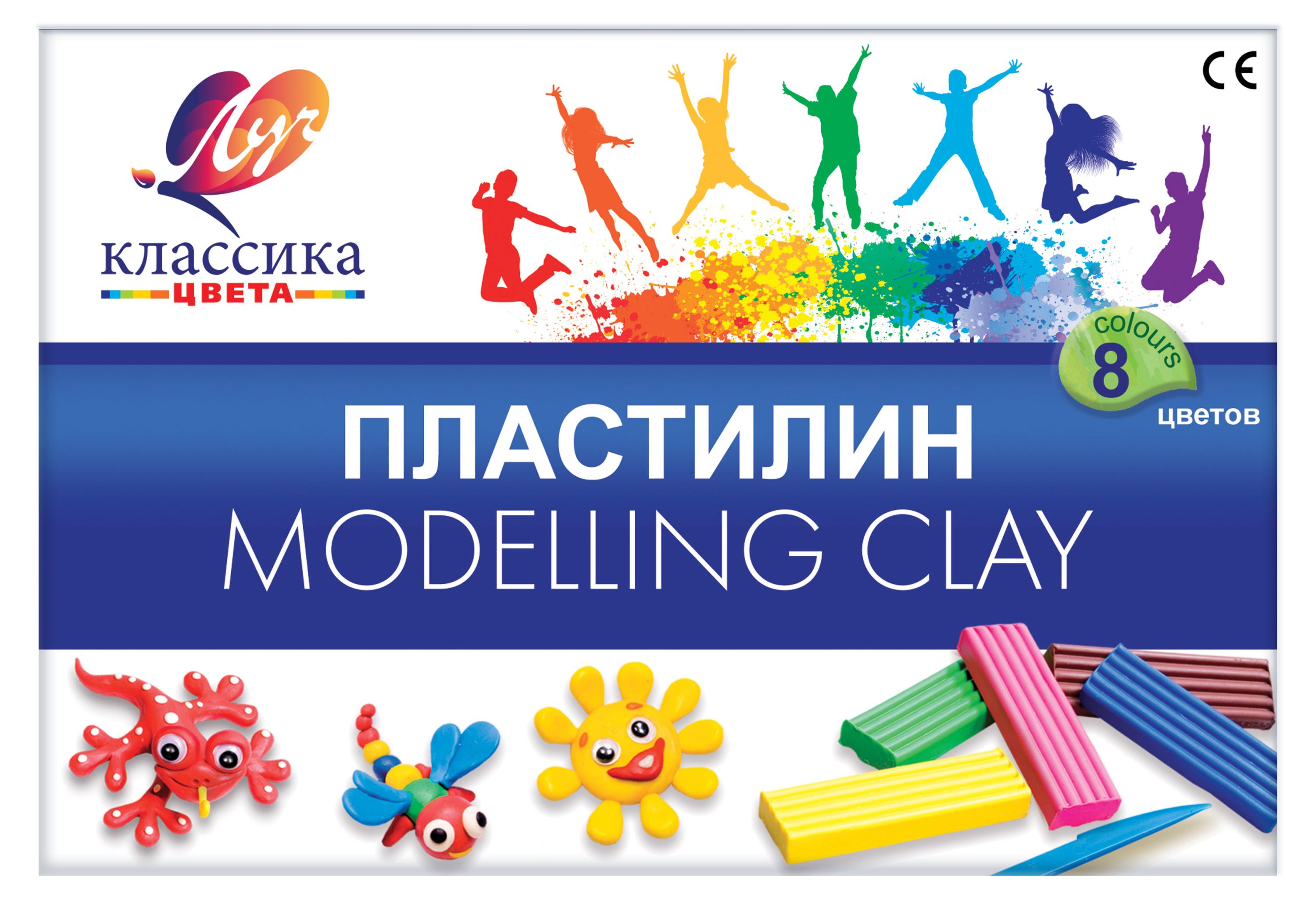 

Пластилин Луч Классика, 8 цветов