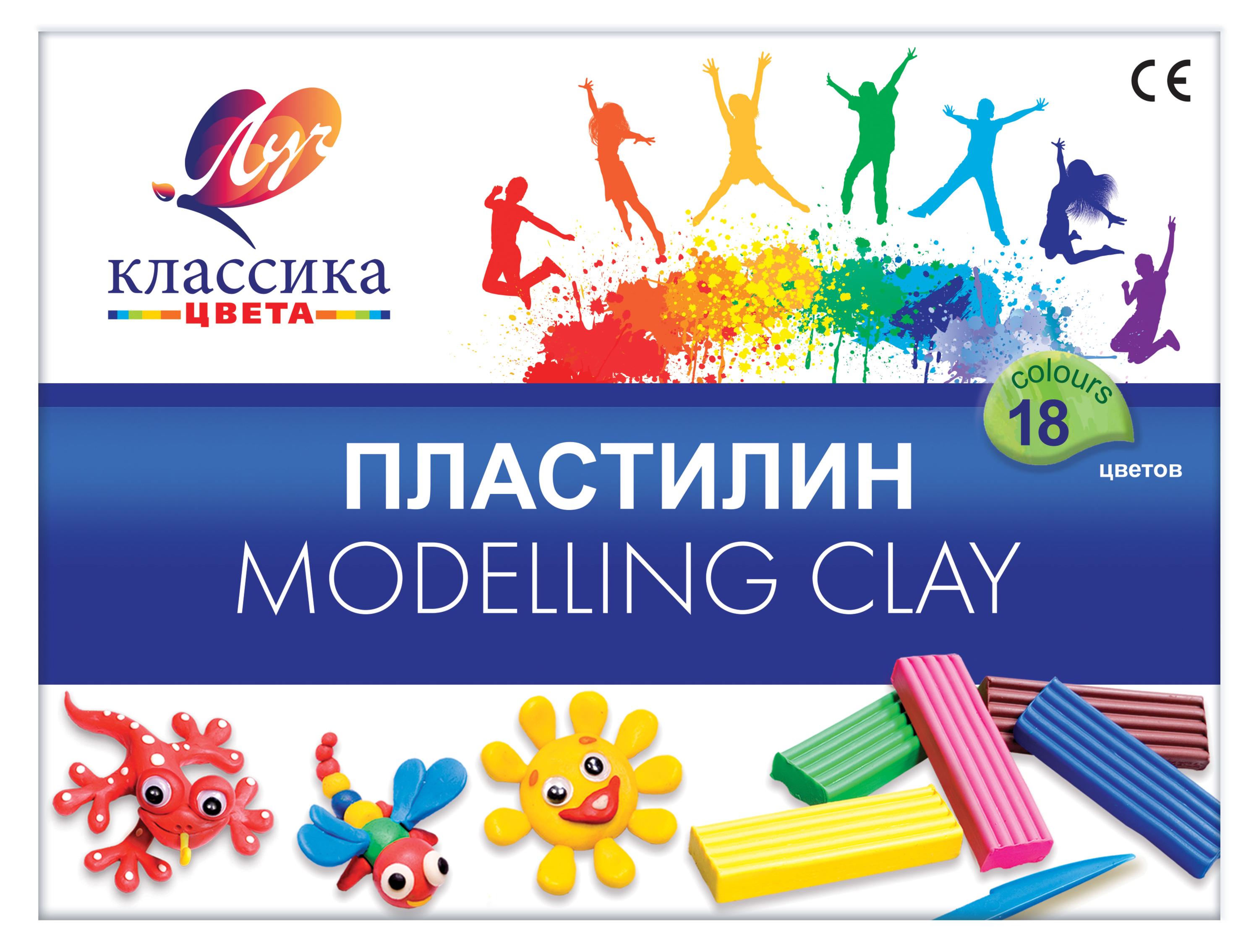 

Пластилин Луч Классика, 18 цветов