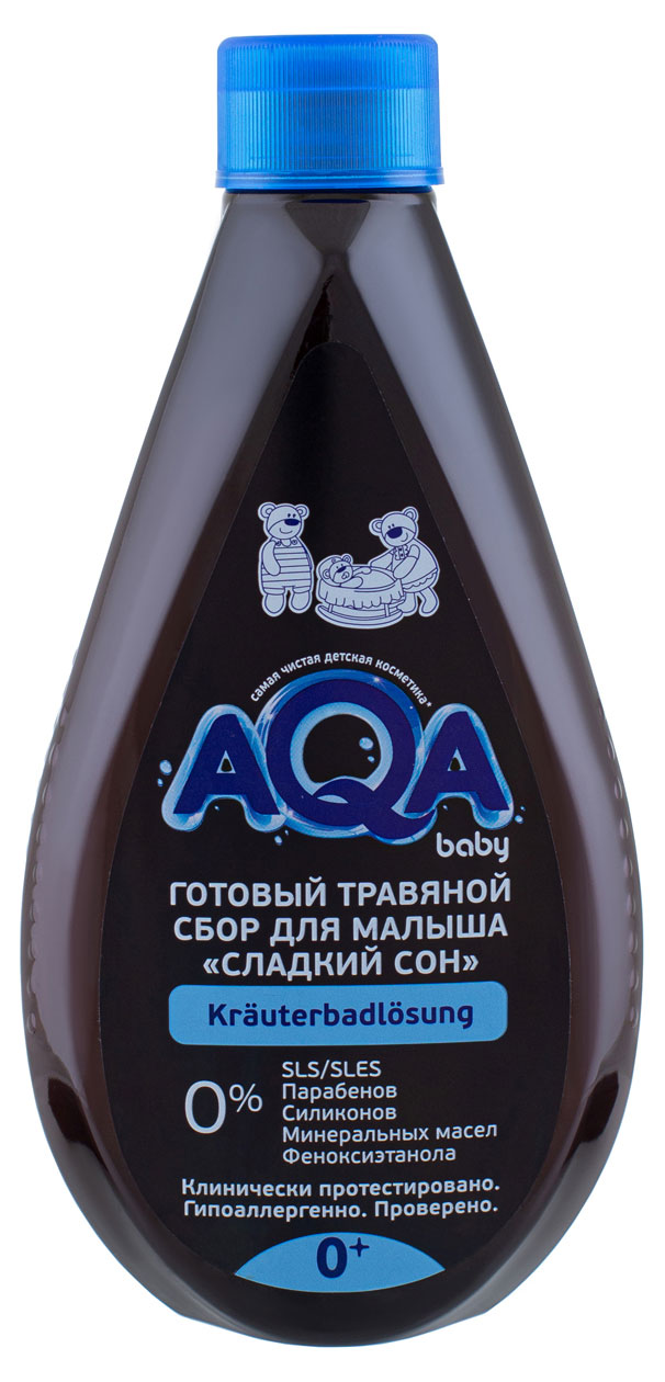 

Готовый травяной сбор для малыша AQA Baby Сладкий сон, 400 мл
