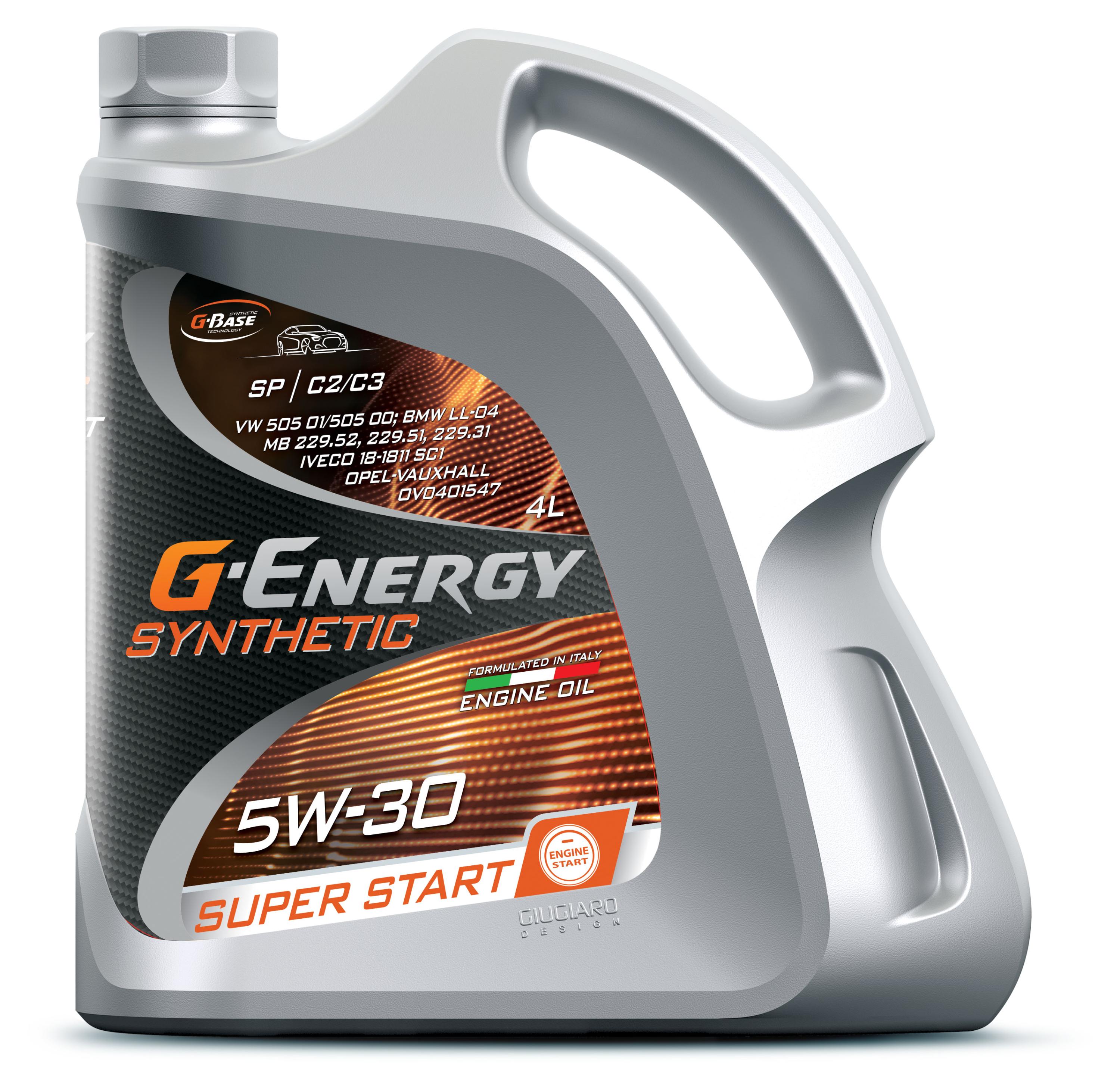 

Масло моторное G-Energy Synthetic Super Start 5W30, 1 л