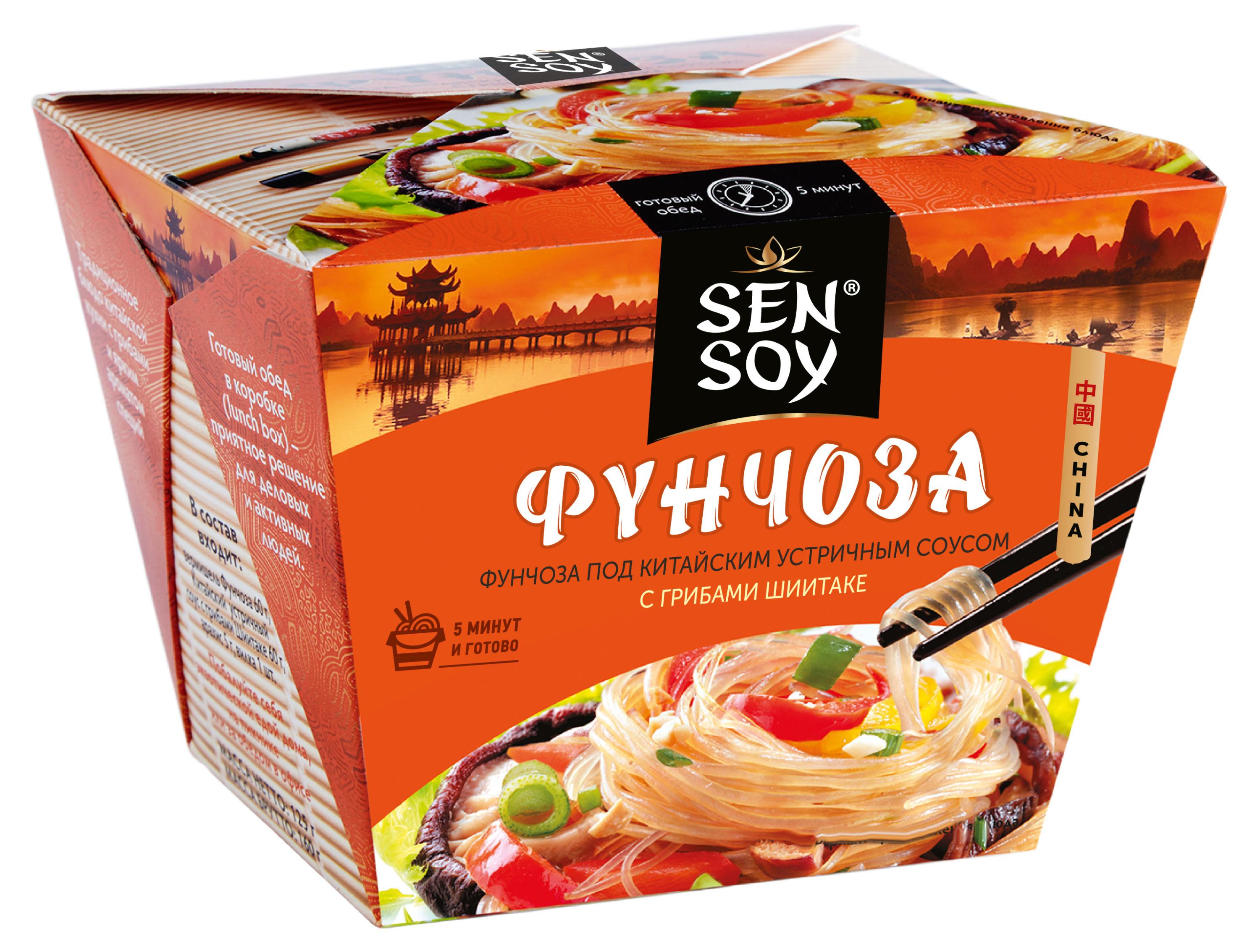 

Лапша Sen Soy Фунчоза под китайским устричным соусом, 125 г