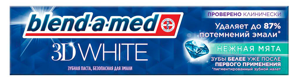 

Зубная паста Blend-a-med 3D White Нежная мята, 75 мл