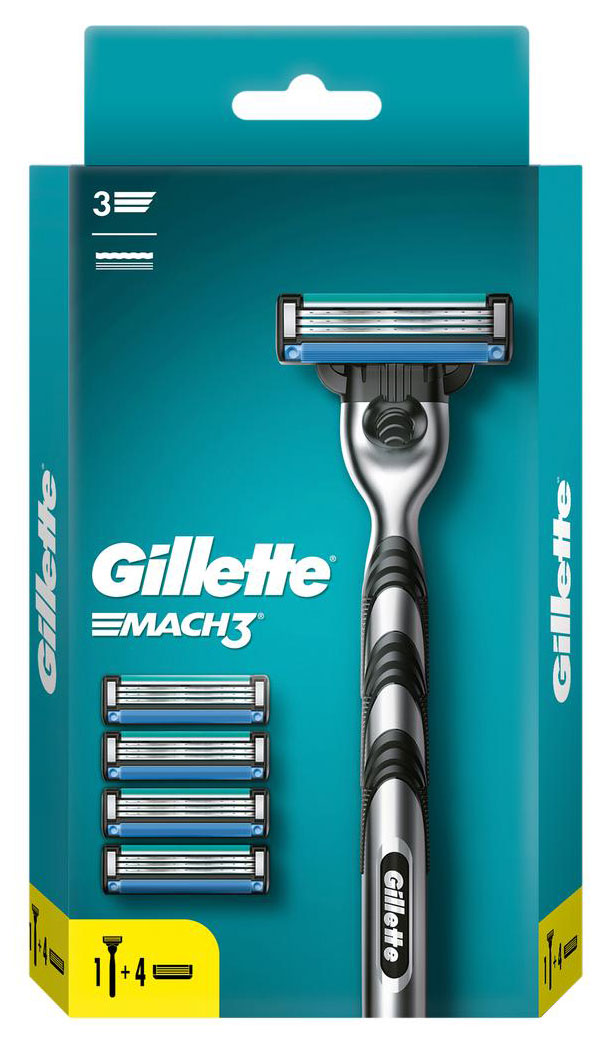 Изображение товара Бритва Gillette Mach3 с 5 кассетами UEFA Champions League