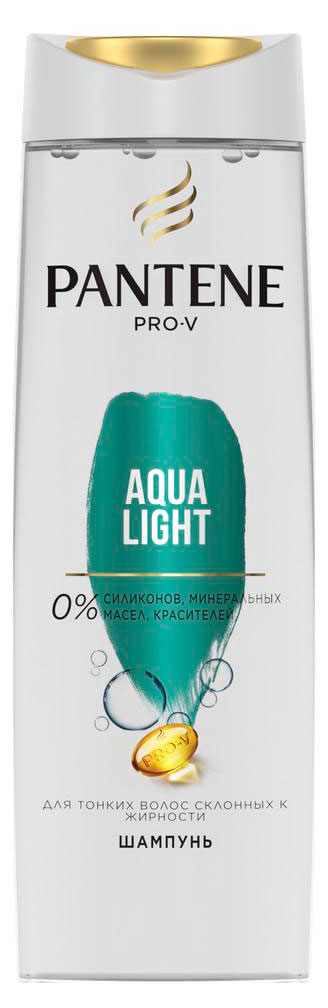 

Шампунь для волос Pantene Pro-V Aqua Light для тонких и склонных к жирности волос, 400 мл