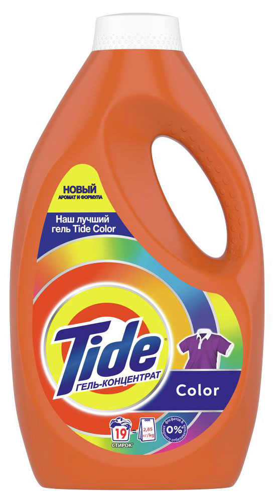 

Гель для стирки Tide Color, 1.235 л (19 стирок)