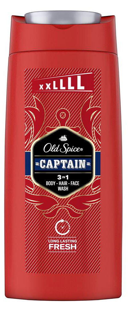 

Гель-шампунь для душа Old Spice Captain, 675 мл
