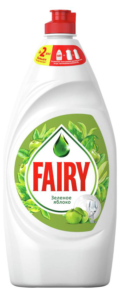 

Средство для мытья посуды Fairy Зеленое яблоко 900 мл