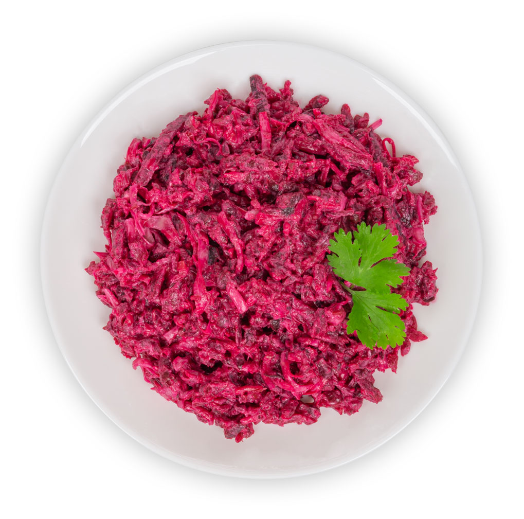 

Салат АШАН Свекла с сыром и чесноком, вес