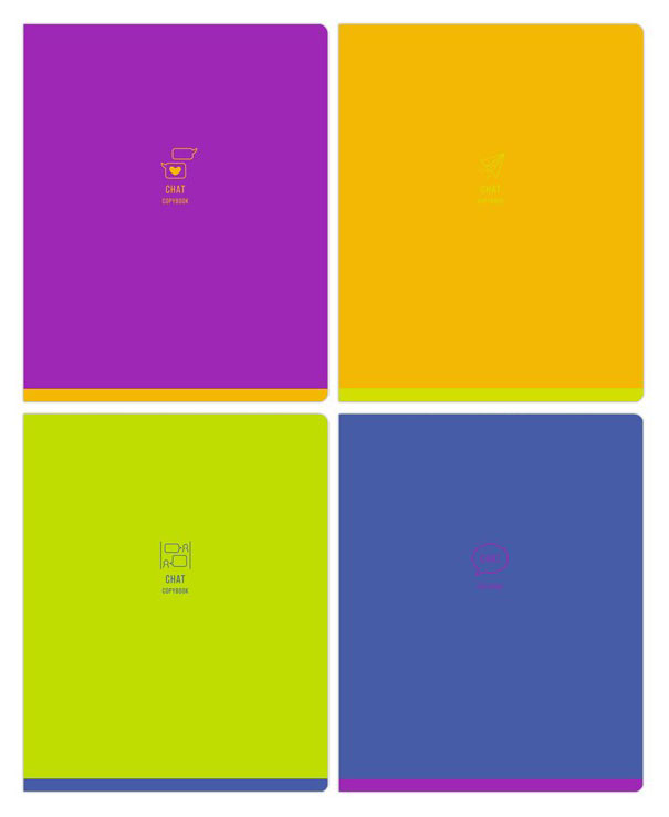 

Тетрадь BG Monocolor Chat А5 клетка, 48 листов
