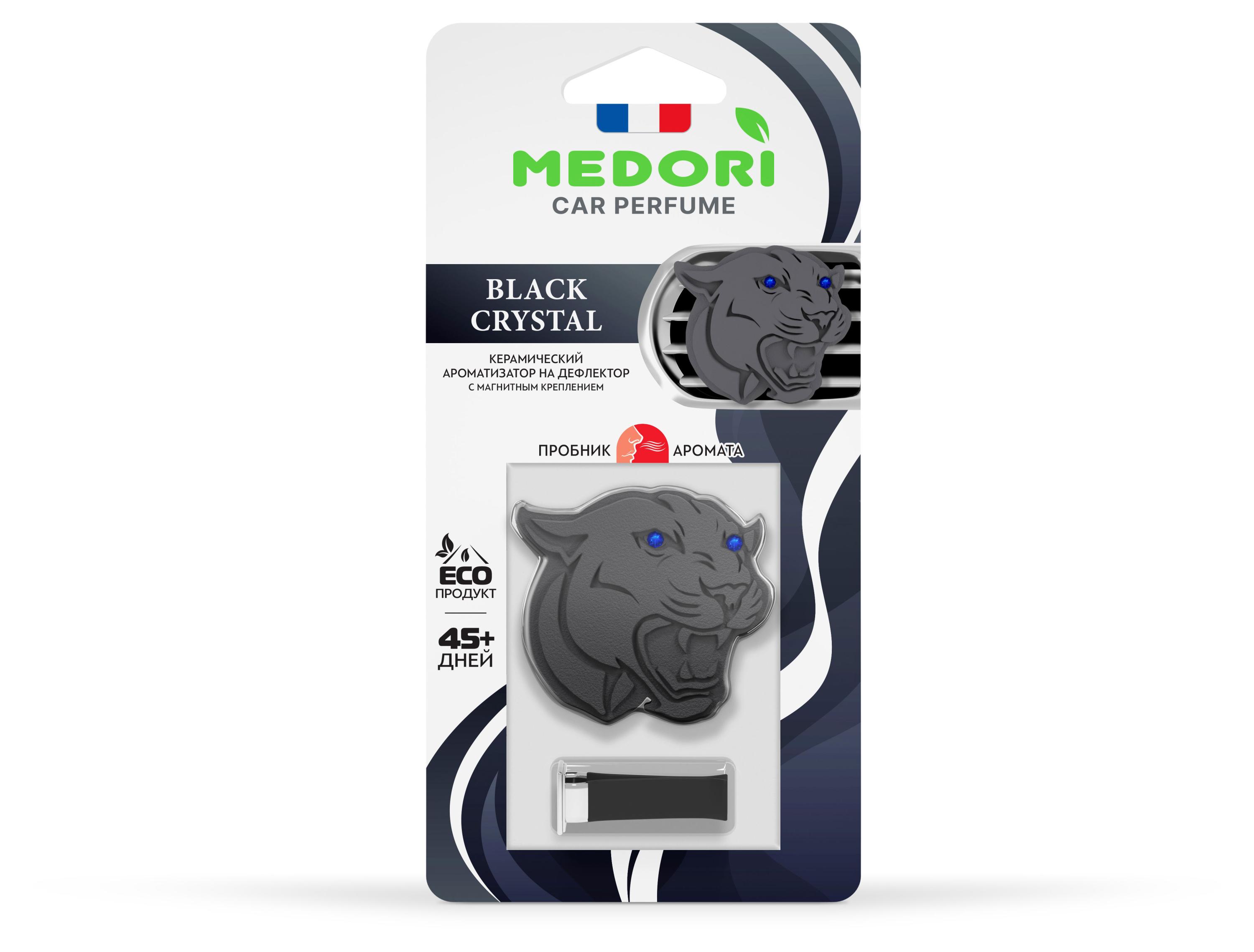 

Ароматизатор Medori 2D Black Crystal на дефлектор