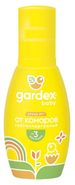 

Спрей от комаров Gardex Baby от 3-х месяцев, 75 мл