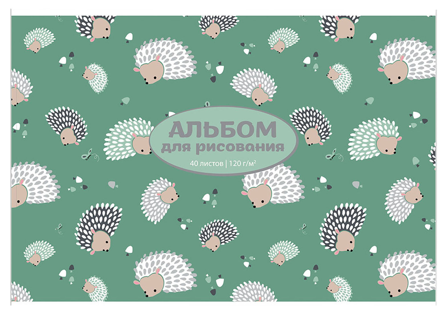 

Альбом для рисования Academy Style Ежики А4, 40 л