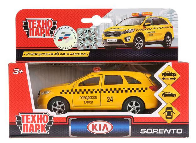 

Машина инерционная Технопарк Kia Sorento Такси, 12 см