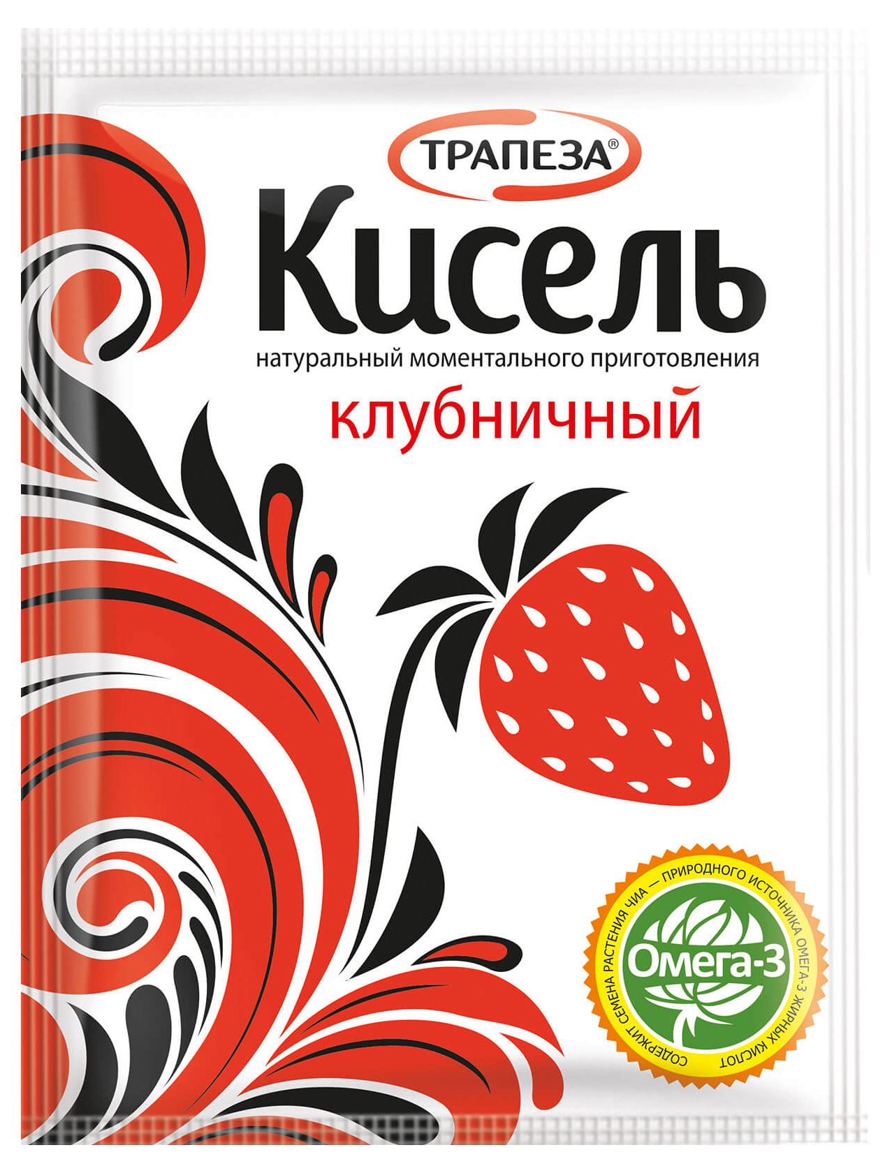 

Кисель Трапеза клубничный, 20 г