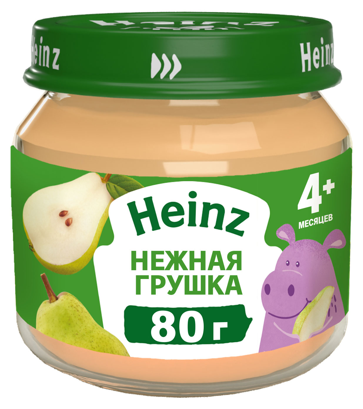 

Пюре Heinz Нежная грушка с 4 месяцев, 80 г