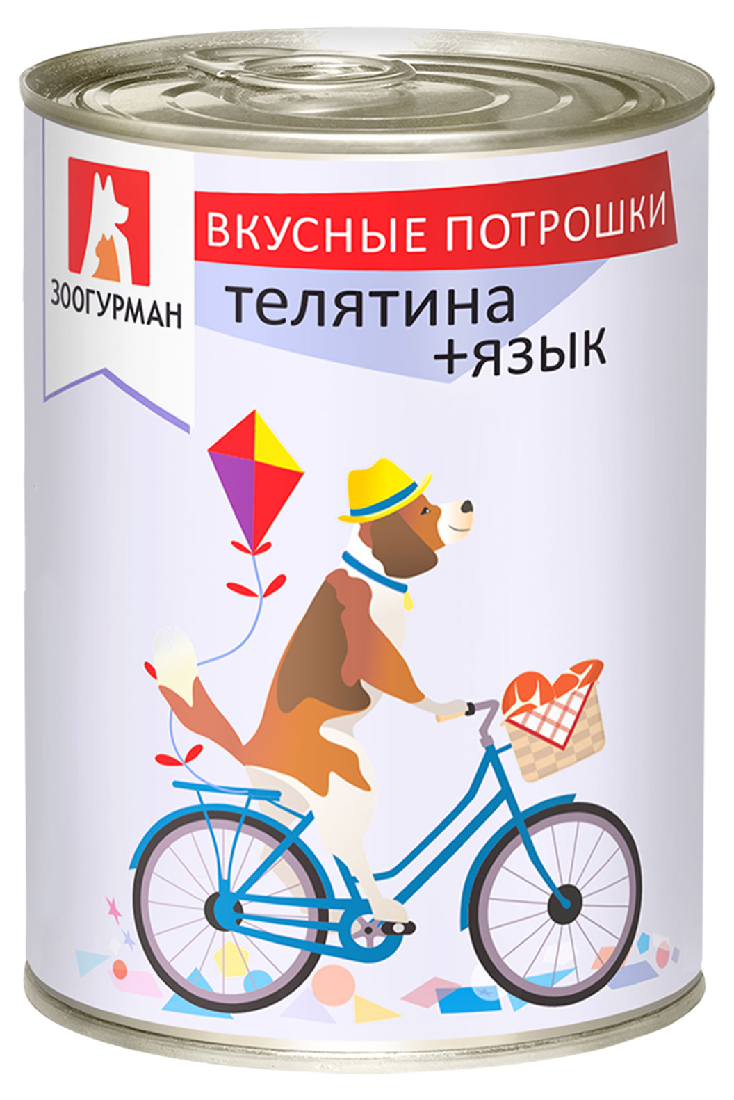 

Влажный корм для собак Зоогурман Вкусные потрошки телятина-язык, 350 г