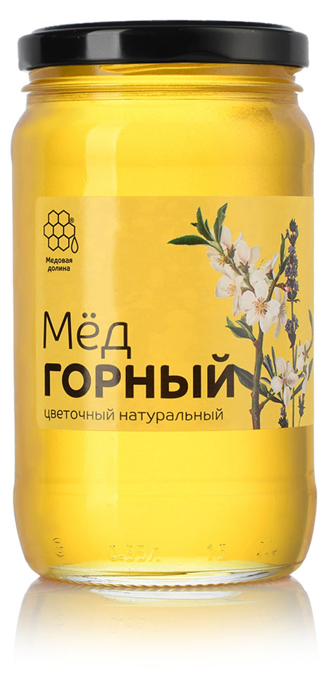 

Мед Медовая долина Горный цветочный, 500 г