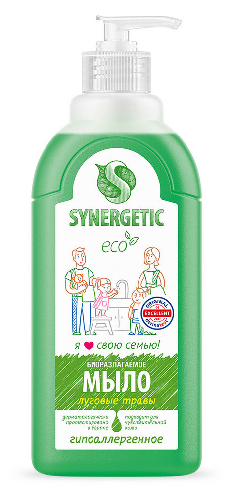 

Мыло жидкое Synergetic Луговые Травы, 500 мл