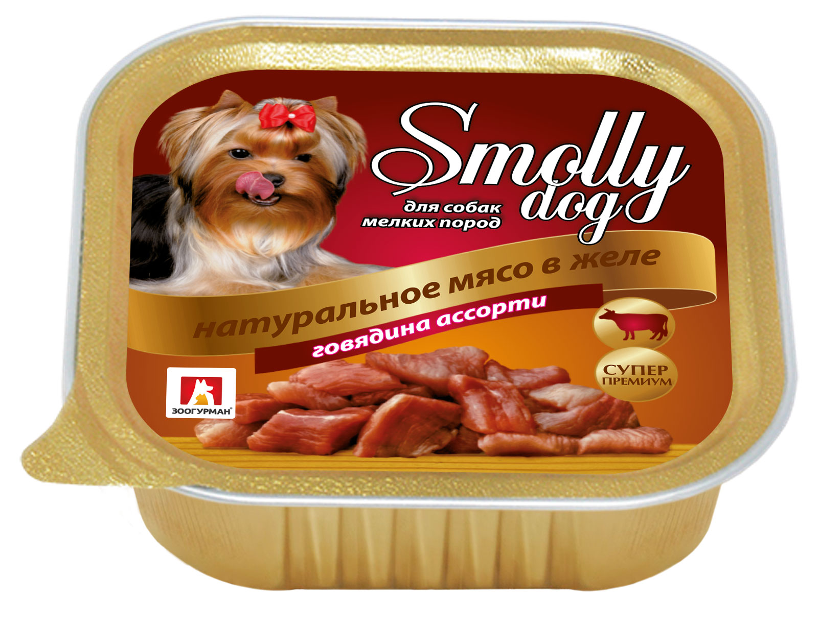 

Консервы для собак Зоогурман Smolly dog говядина, 100 г