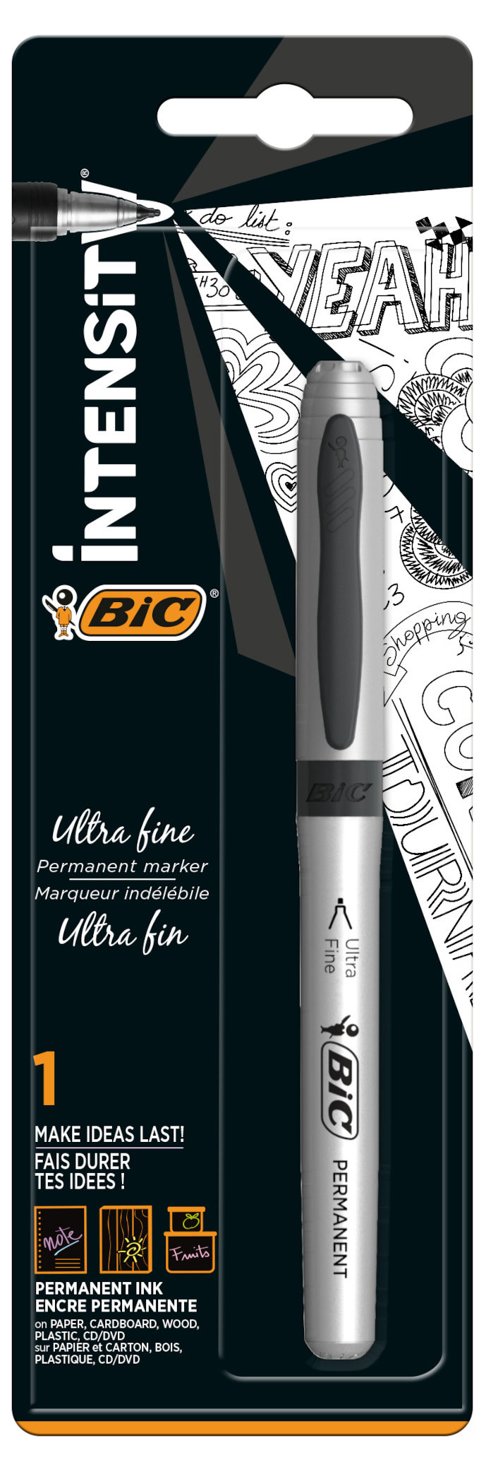 

Маркер перманентный BIC Marking Ultra Fine черный