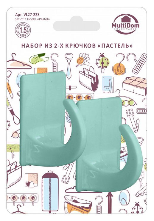

Набор крючков Мультидом, 2 шт