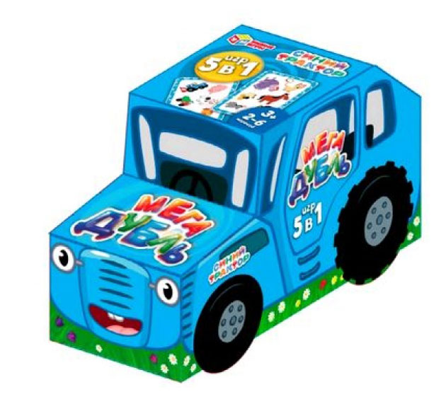 

Игра карточная Умные игры Мега Дубль Синий трактор 5 в 1