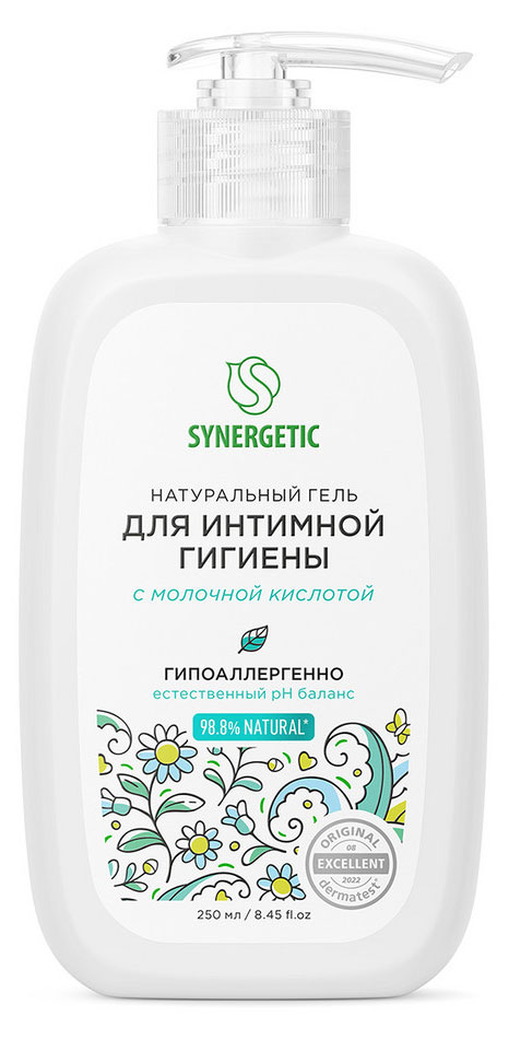 

Гель натуральный Synergetic для интимной гигиены, 250 мл