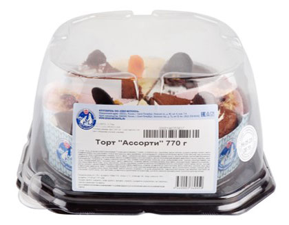 

Торт Север-Метрополь Ассорти 4 вкуса, 770 г