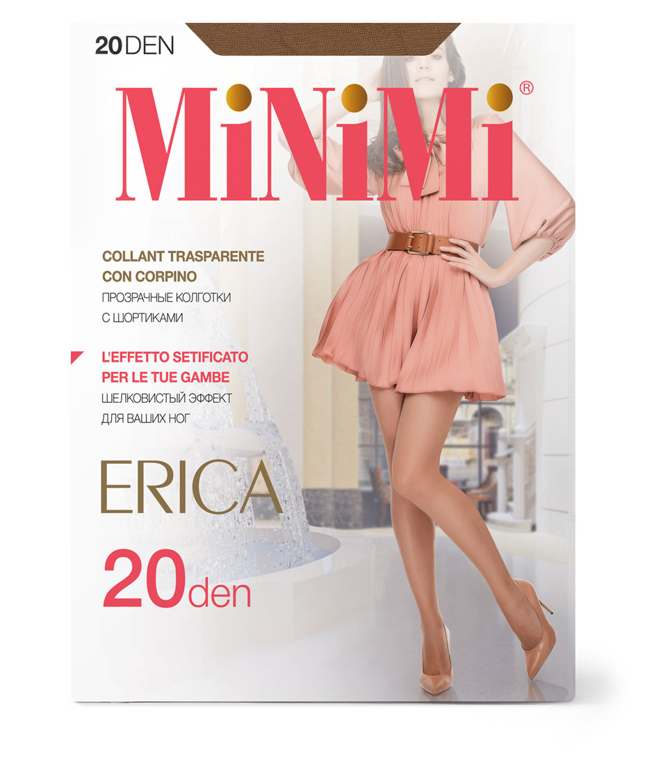 

Колготки женские MINIMI Erica 20 den daino, р 4