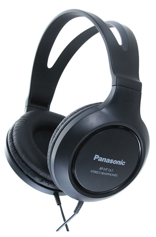 

Наушники мониторные Panasonic RP-HT161E-K 2м черный проводные
