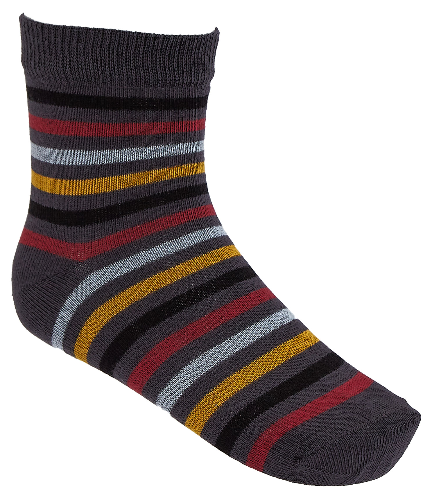 

Носки для мальчика John Jeniford в полоску серые, р 22-24