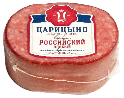 

Колбаса Царицыно Сервелат Российский особый, 400 г