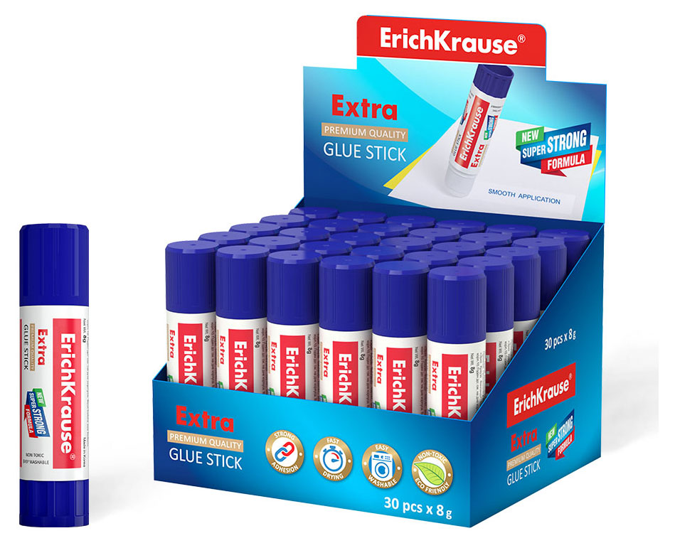 

Клей-карандаш ErichKrause Extra, 8 г 1 шт