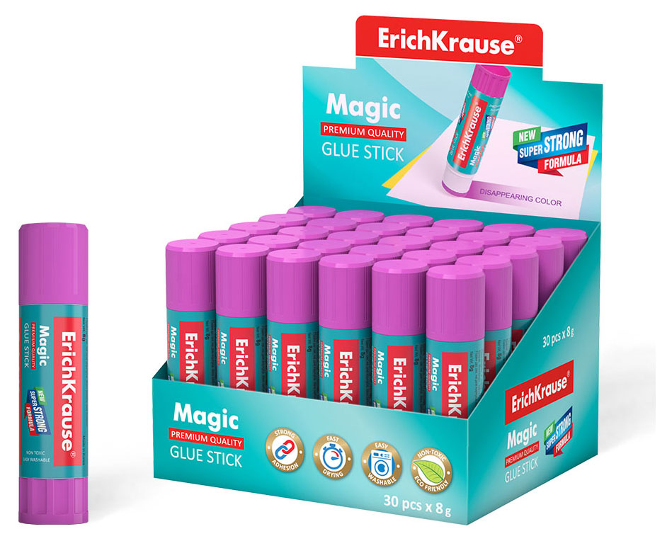 

Клей-карандаш ErichKrause Magic, 8 г