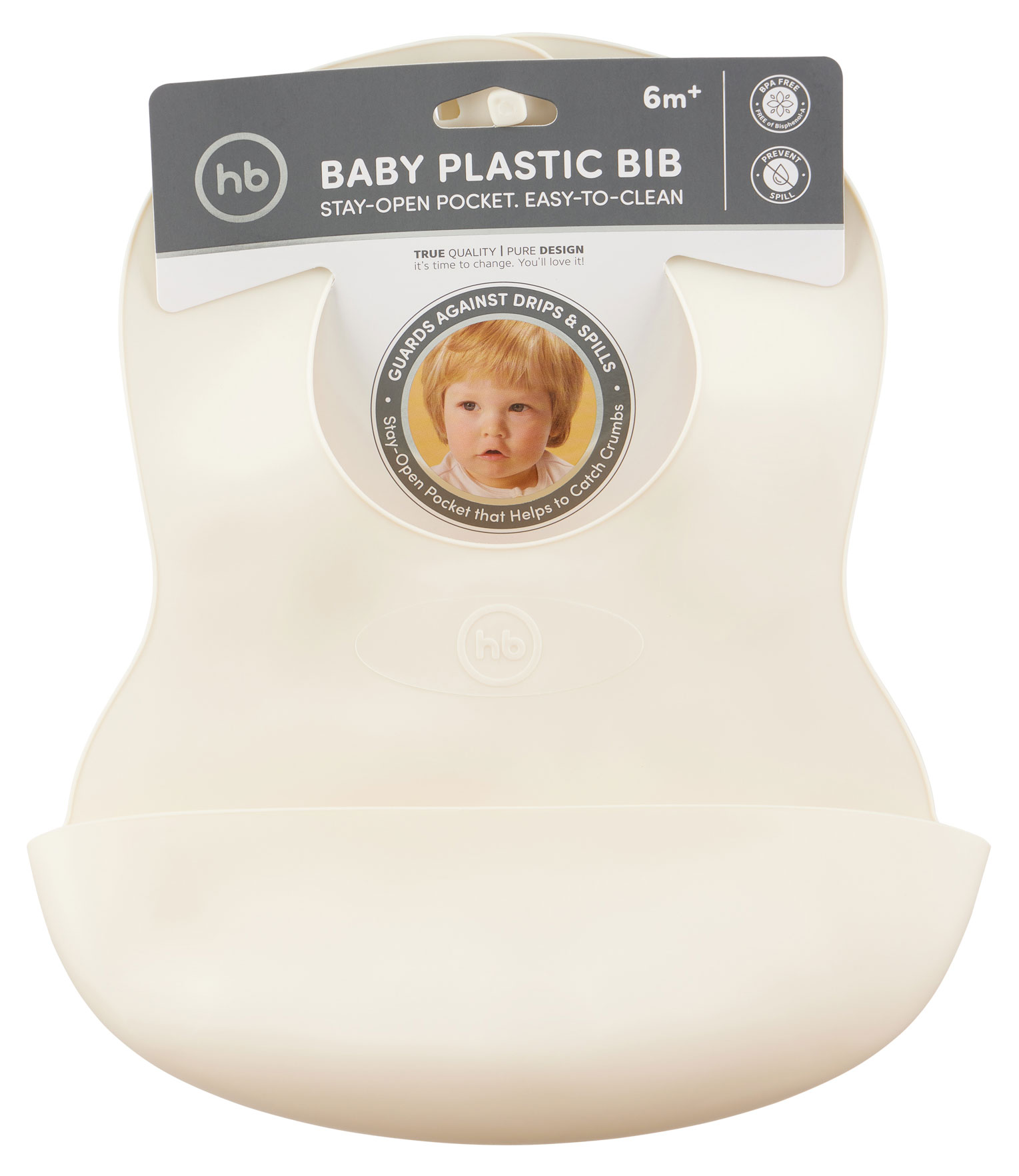 

Нагрудный фартук пластиковый Happy Baby, 1 шт