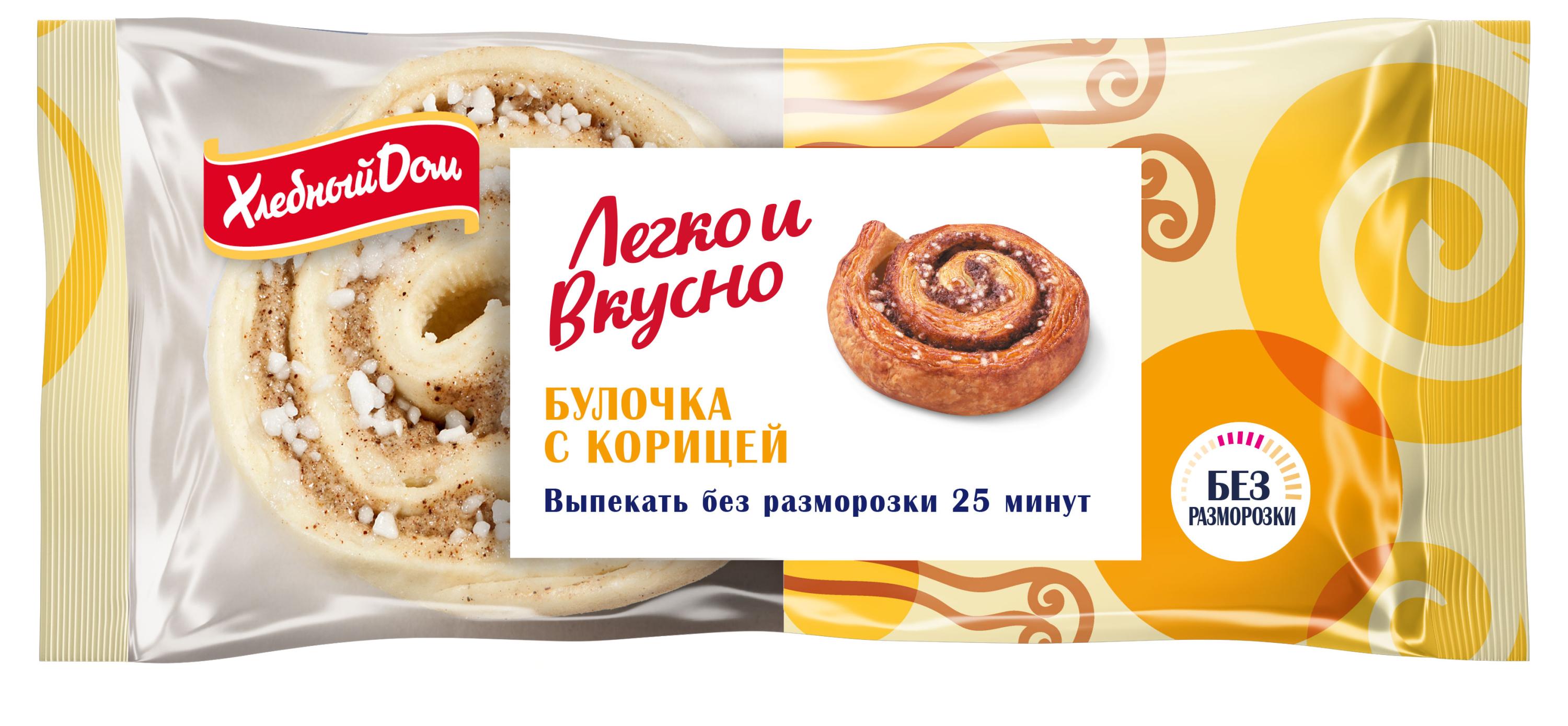 

Булочка с корицей Хлебный Дом замороженная 2 шт, 180 г