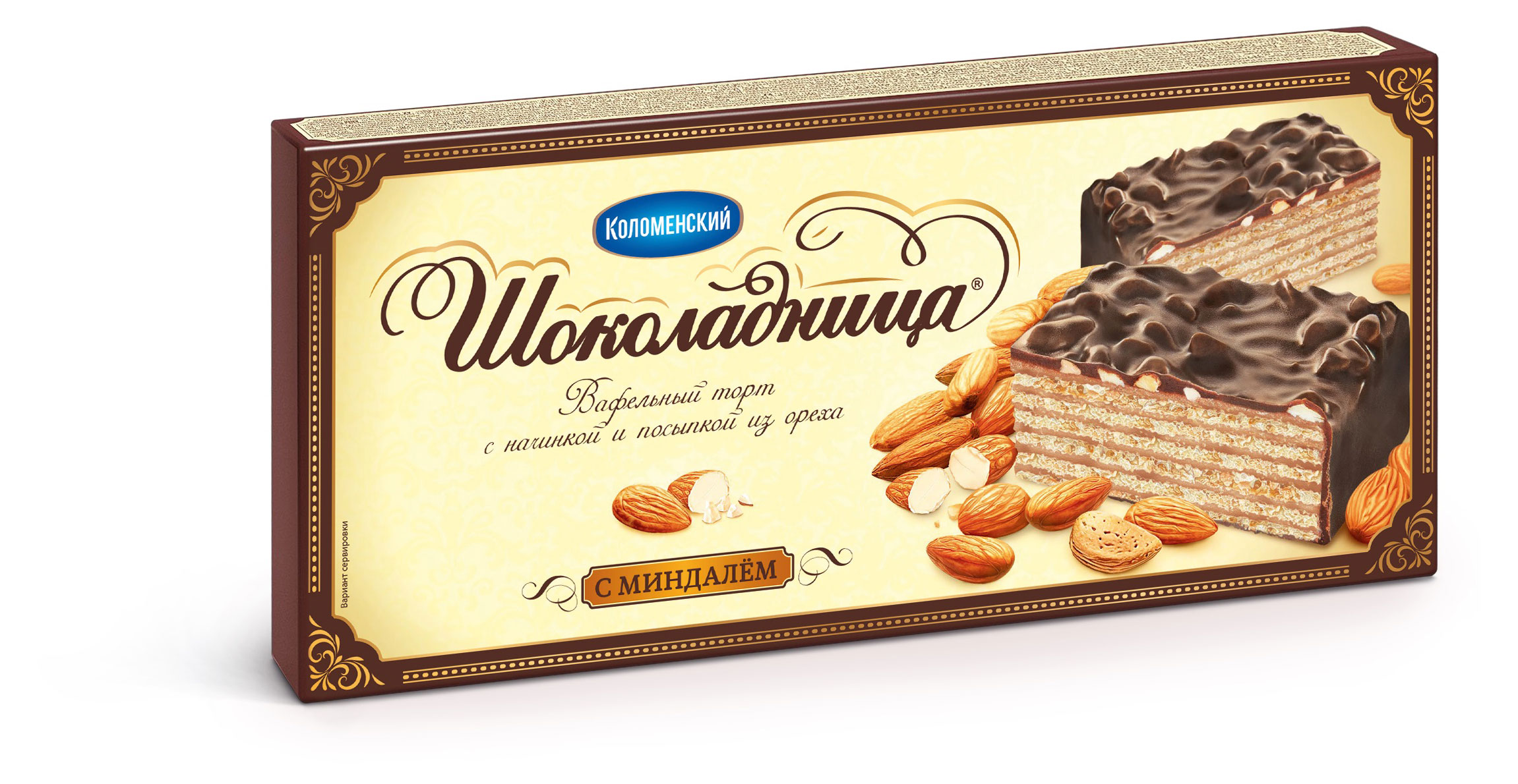 

Торт Шоколадница с миндалем, 230 г
