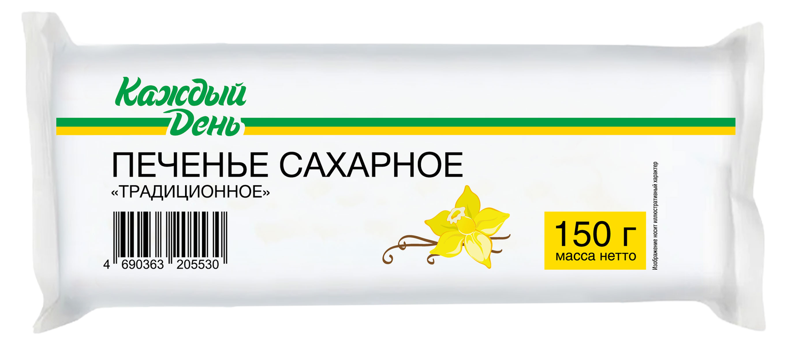 

Печенье сахарное Каждый день традиционное, 150г