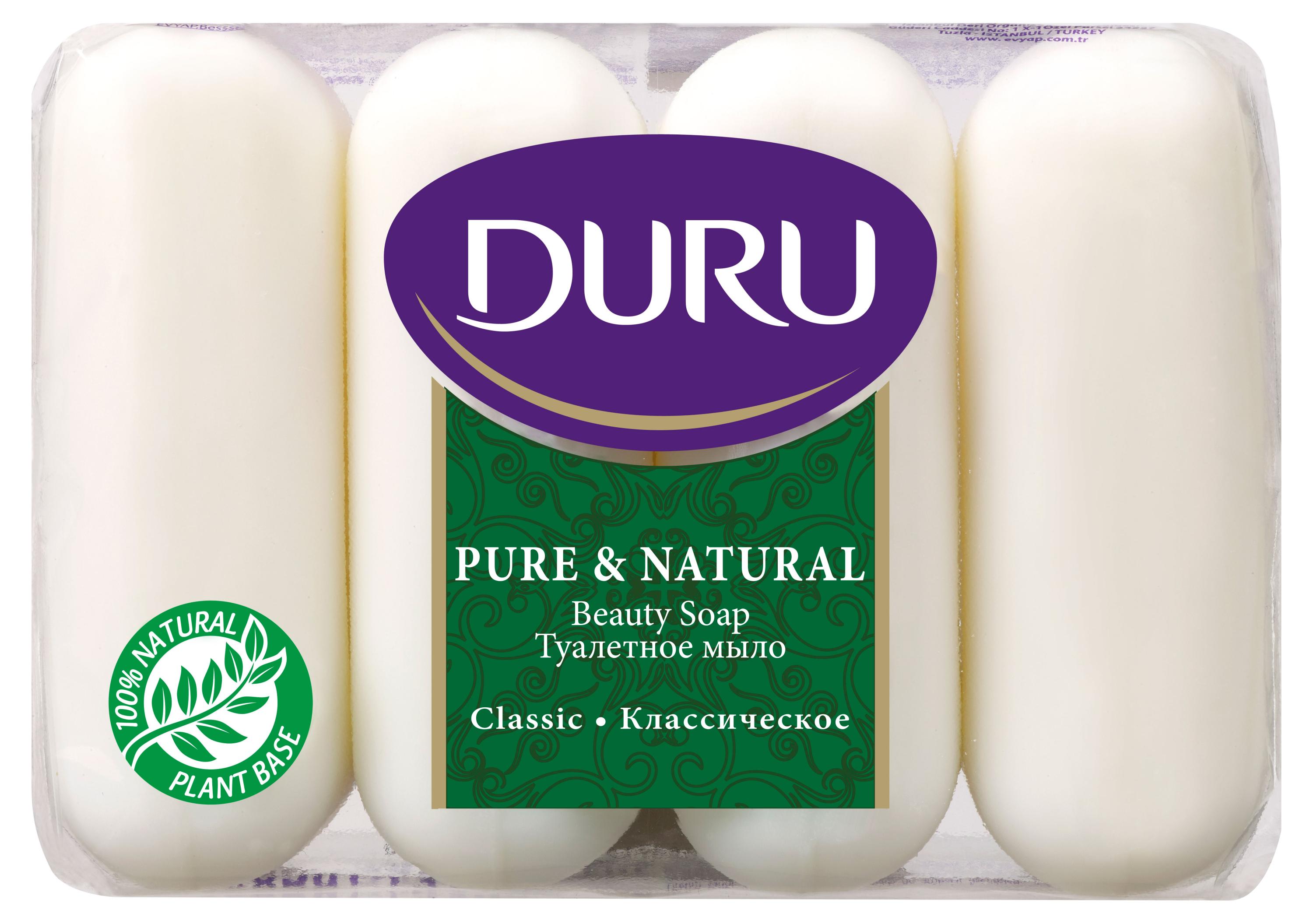 

Мыло туалетное Duru Hydro Pure & Natural классическое, 340 г