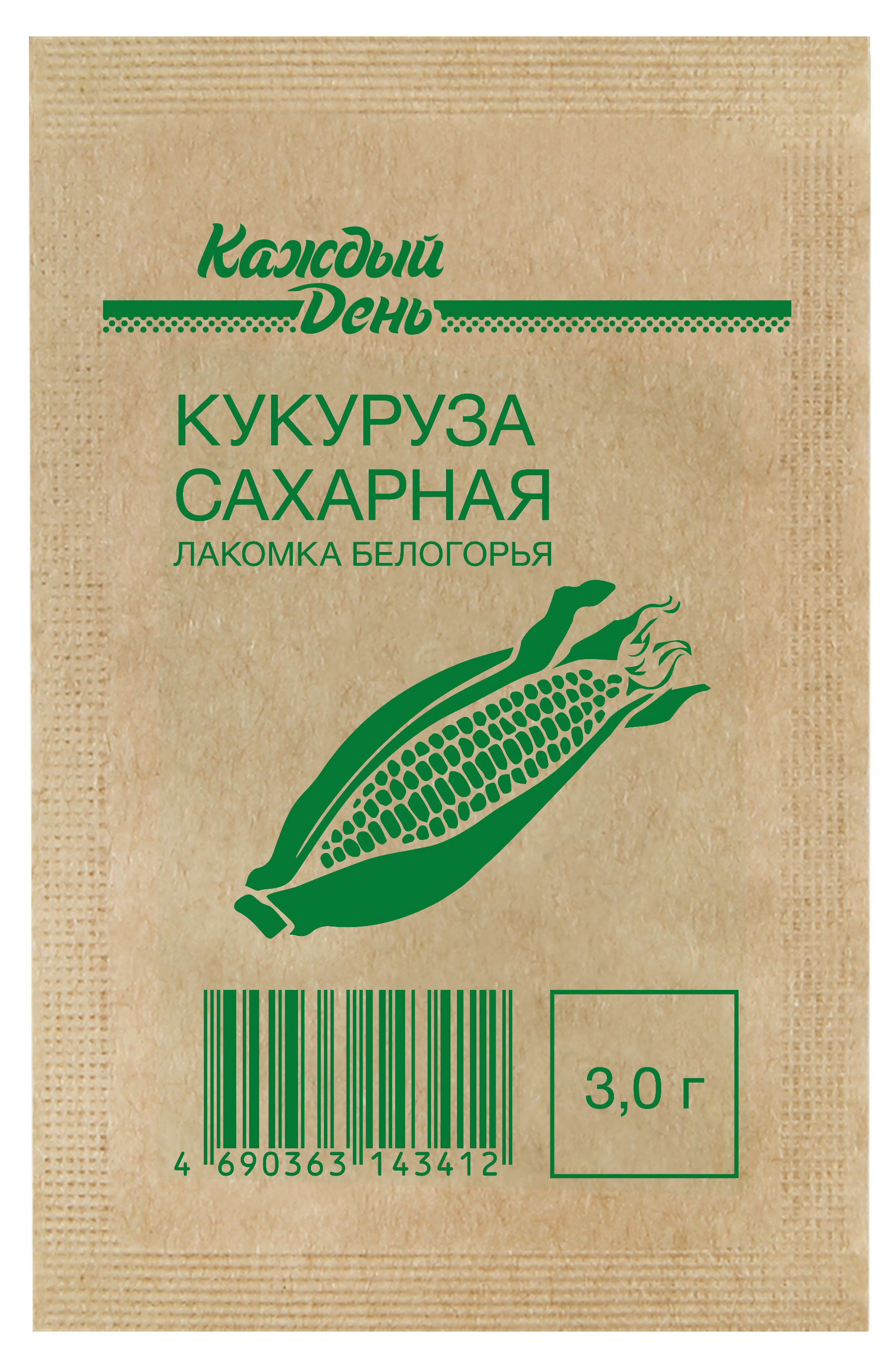 Изображение товара Семена Кукуруза «Каждый день» Лакомка Белогорья, 3 г