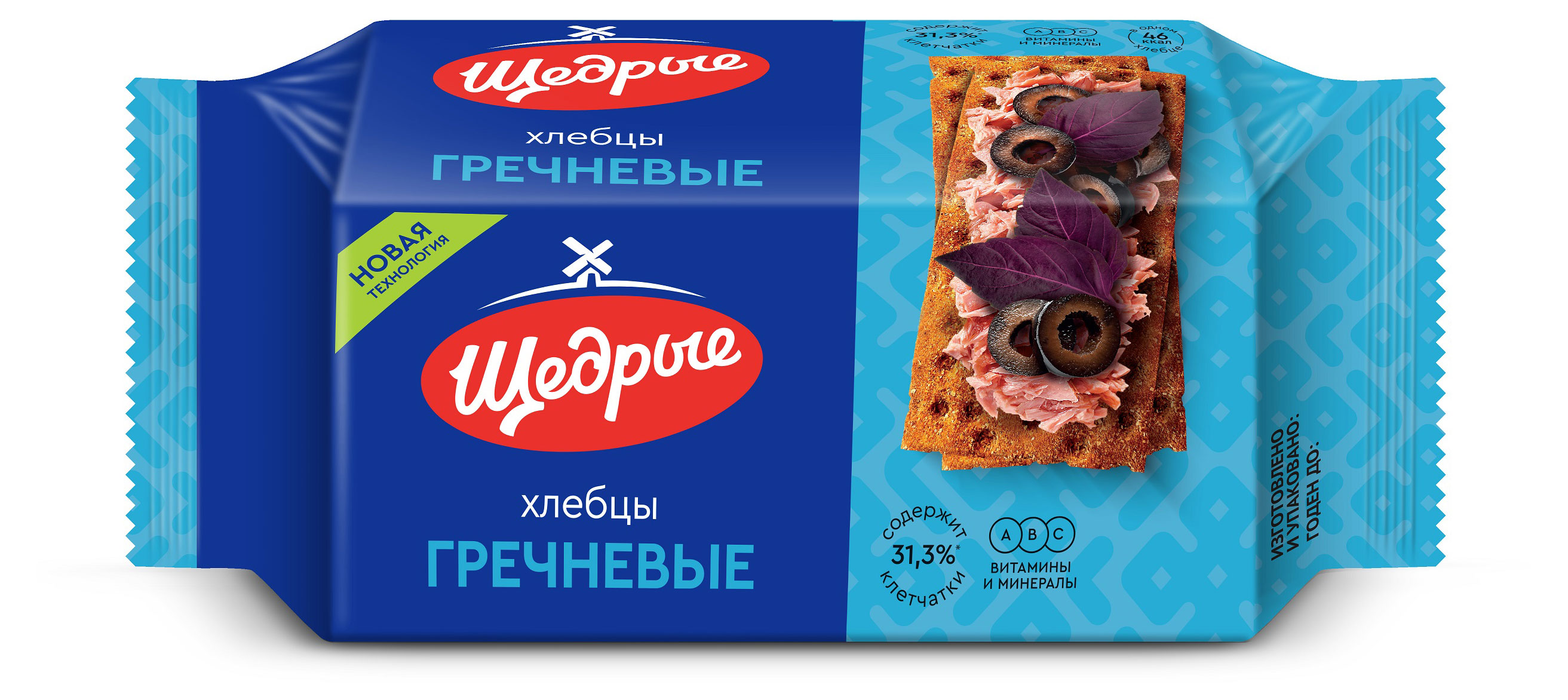 Изображение товара Хлебцы гречневые «Щедрые», 100 г