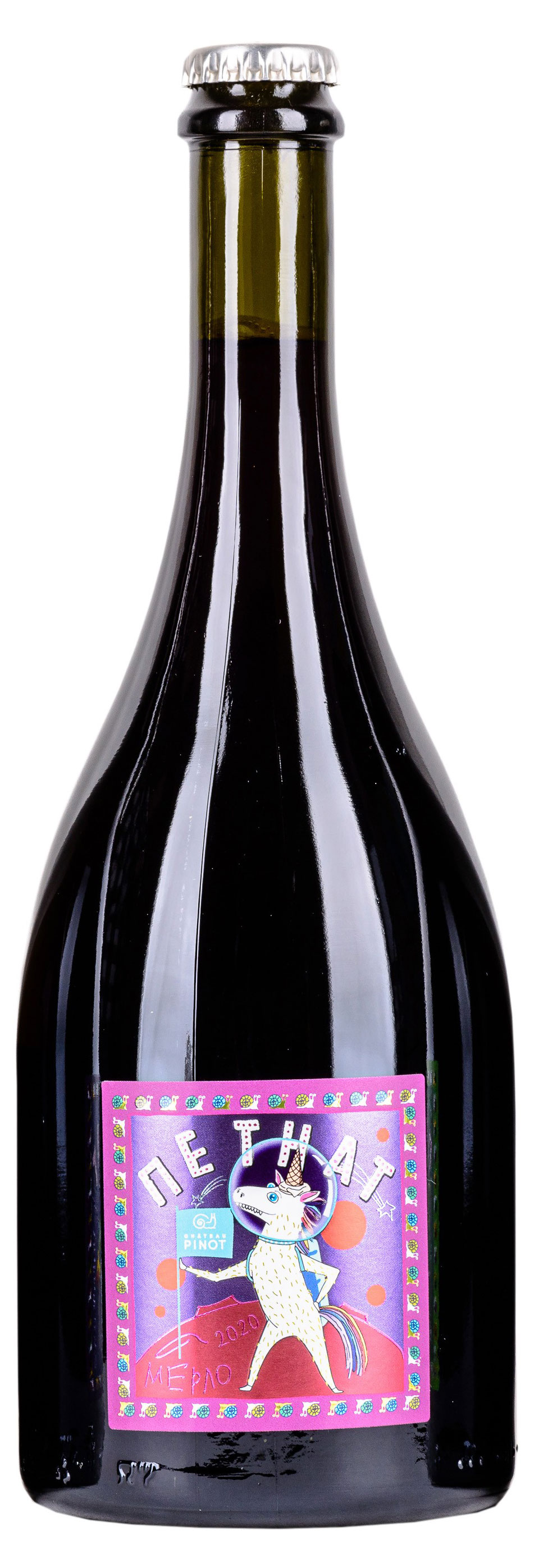 

Игристое вино Chateau Pinot Petnat Merlot красное брют Россия, 0,75 л