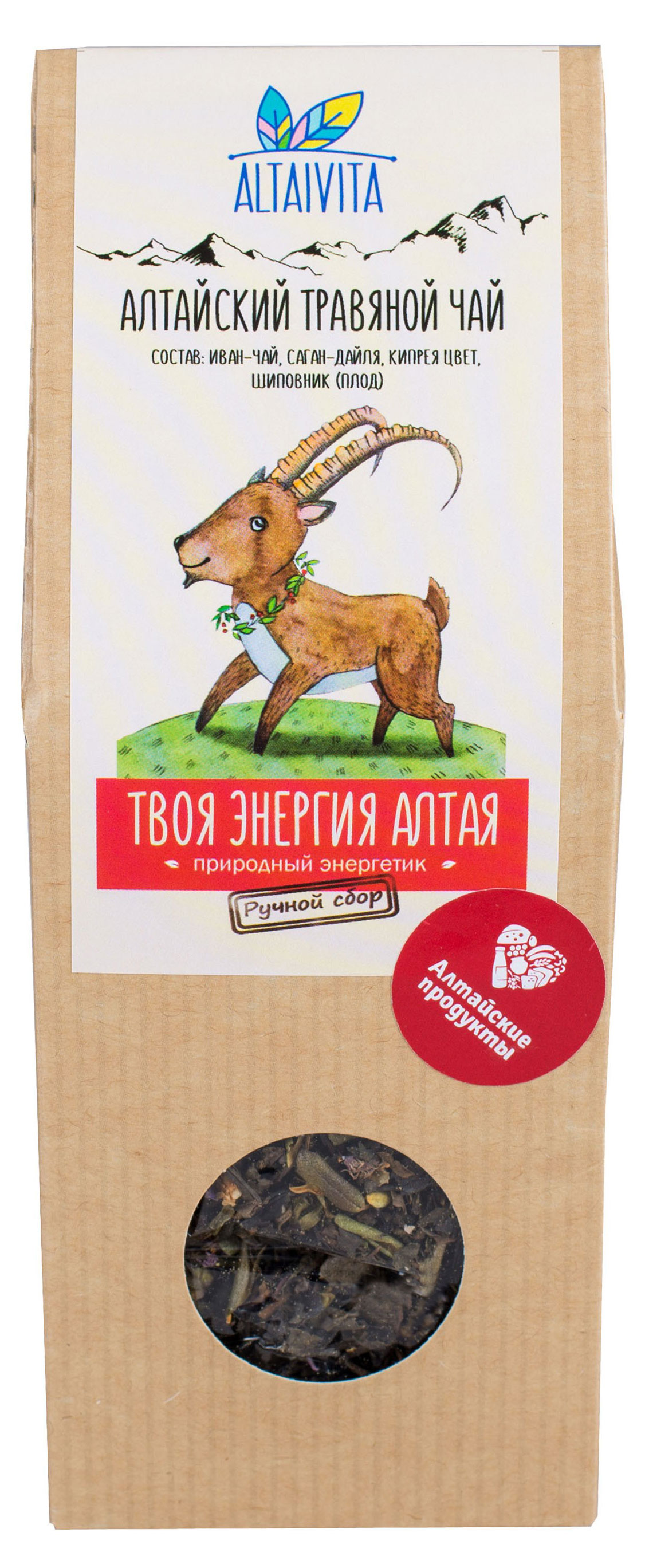 Изображение товара Чай травяной AltaiVita Твоя энергия Алтая, 50 г