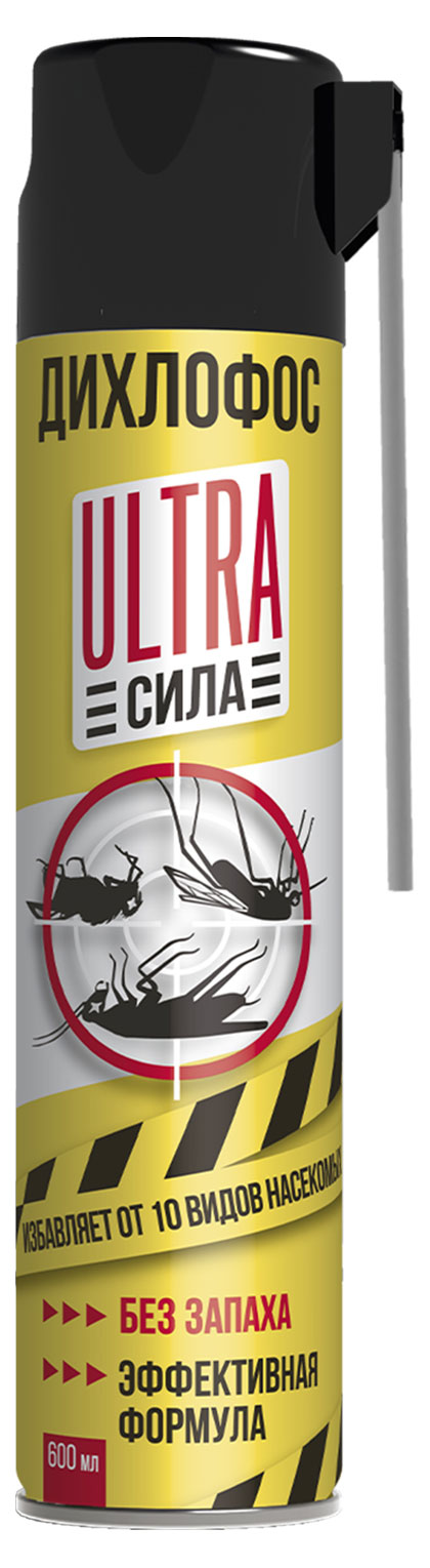 

Дихлофос Раптор Ultra сила, 600 мл