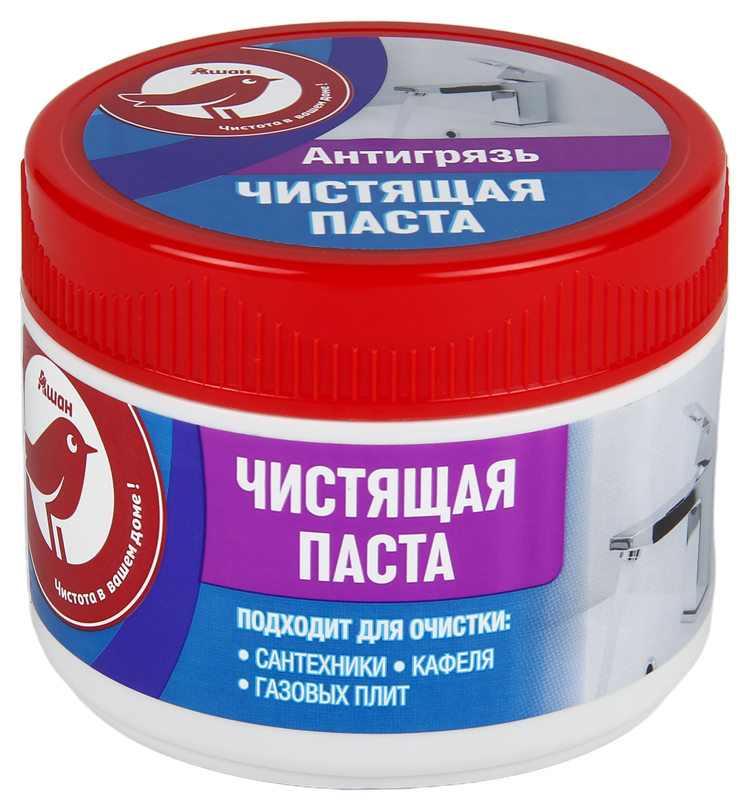 Изображение товара Чистящая паста АШАН Красная птица, 400 г